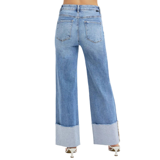Risen High Rise Ankle Wide Cuff Jean WOMEN - Clothing - Jeans Risen Jeans