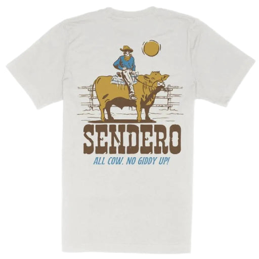 Sendero Provisions Men's All Cow Vintage White Tee MEN - Clothing - T-Shirts & Tanks Sendero Provisions Co