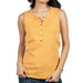 Dylan Rowan Rib Henley Sunset Tank WOMEN - Clothing - Tops - Sleeveless Dylan