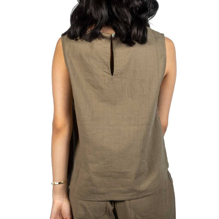Dylan Jess Light Olive Top WOMEN - Clothing - Tops - Sleeveless Dylan