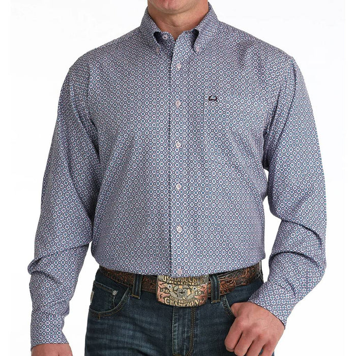 Cinch Men's Arenaflex Geo Print Button Down Shirt MEN - Clothing - Shirts - Long Sleeve Cinch