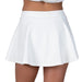 Knit Neoprene Ivory Skater Skort WOMEN - Clothing - Skirts La La Mia