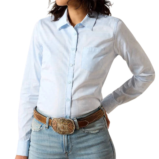 Ariat Women's Kirby Stretch Nantucket Breeze Bandana Button Down Shirt WOMEN - Clothing - Tops - Long Sleeved Ariat Clothing