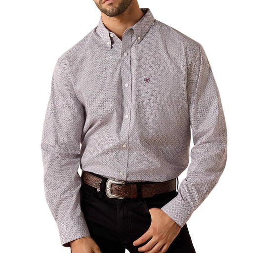 Ariat Men's Philly Classic Fit Excalibur Geo Print Button Down Shirt MEN - Clothing - Shirts - Long Sleeve Ariat Clothing