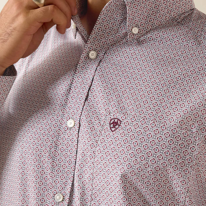 Ariat Men's Philly Classic Fit Excalibur Geo Print Button Down Shirt MEN - Clothing - Shirts - Long Sleeve Ariat Clothing