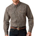 Ariat Men's Frey Classic Fit White Geo Print Pearl Snap Shirt MEN - Clothing - Shirts - Long Sleeve Ariat Clothing