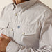 Ariat Men's Pro Series Fitted Roasted Cashew Stripe Pearl Snap Shirt MEN - Clothing - Shirts - Long Sleeve Ariat Clothing