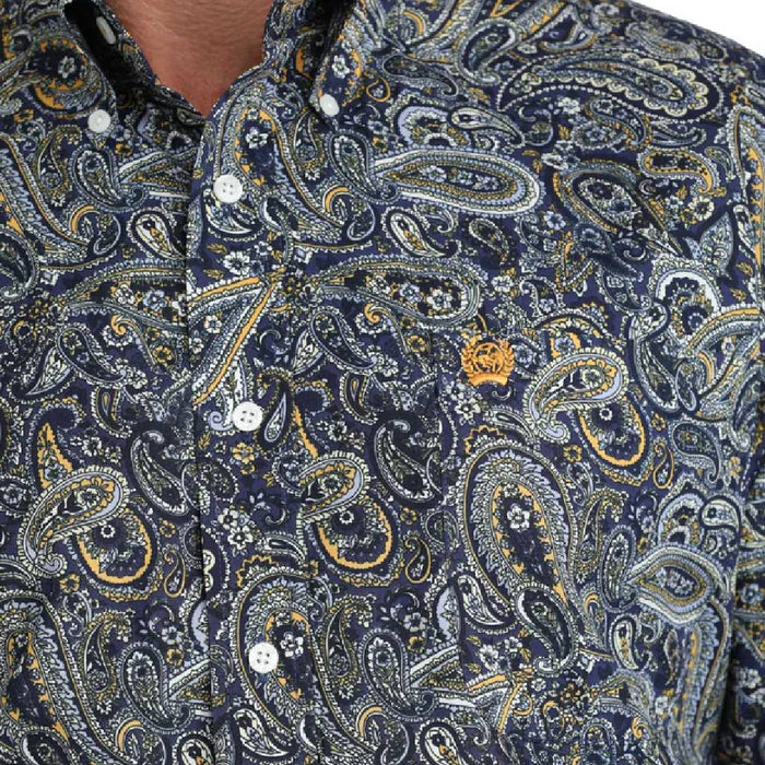 Cinch Men's Paisley Print Button Down Shirt MEN - Clothing - Shirts - Long Sleeve Cinch