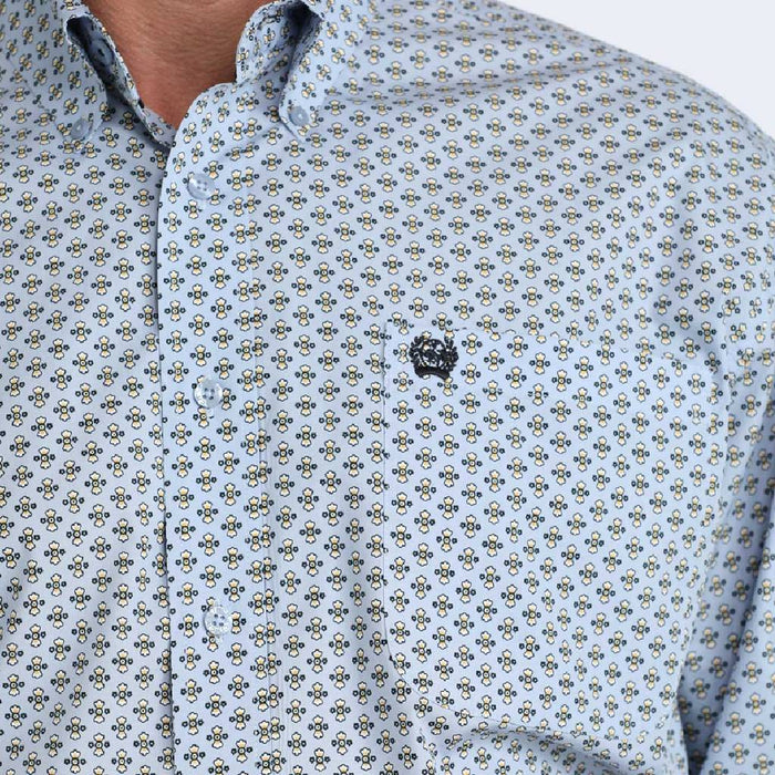 Cinch Men's Geo Print Button Down Shirt MEN - Clothing - Shirts - Short Sleeve Cinch