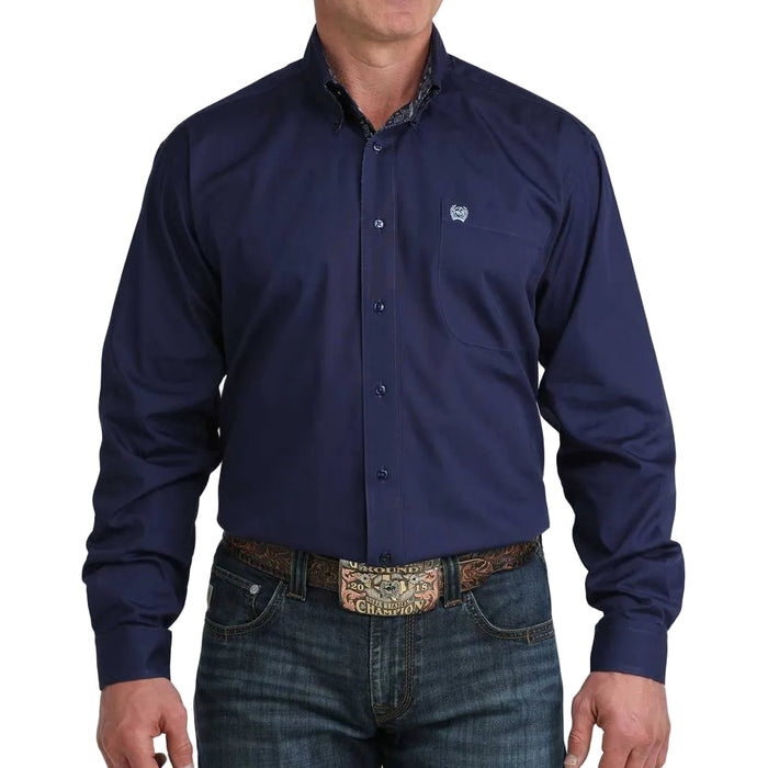Cinch Men's Solid Royal Button Down Shirt MEN - Clothing - Shirts - Long Sleeve Cinch