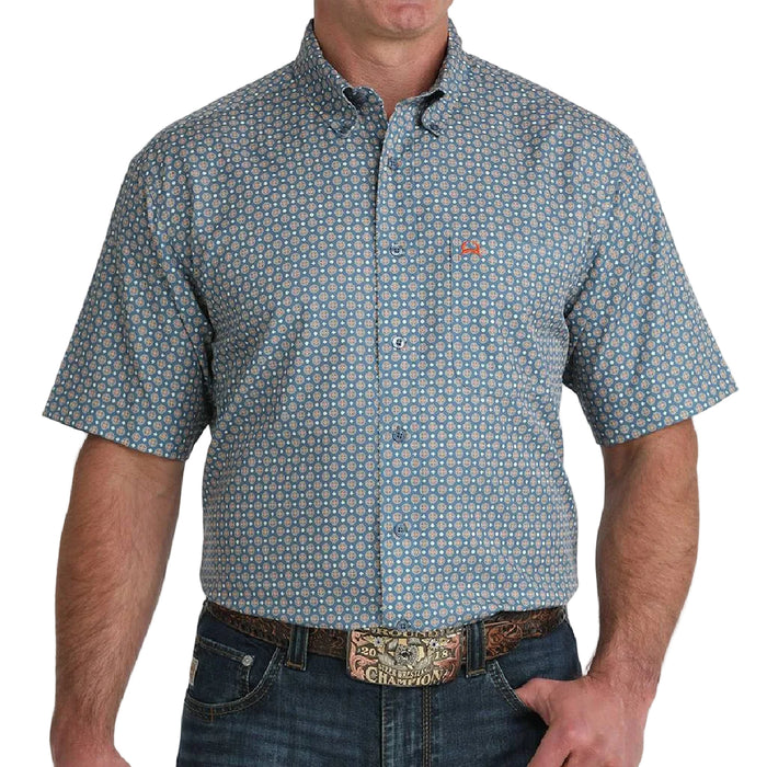 Cinch Men's Arenaflex Medallion Print Button Down Shirt MEN - Clothing - Shirts - Short Sleeve Cinch
