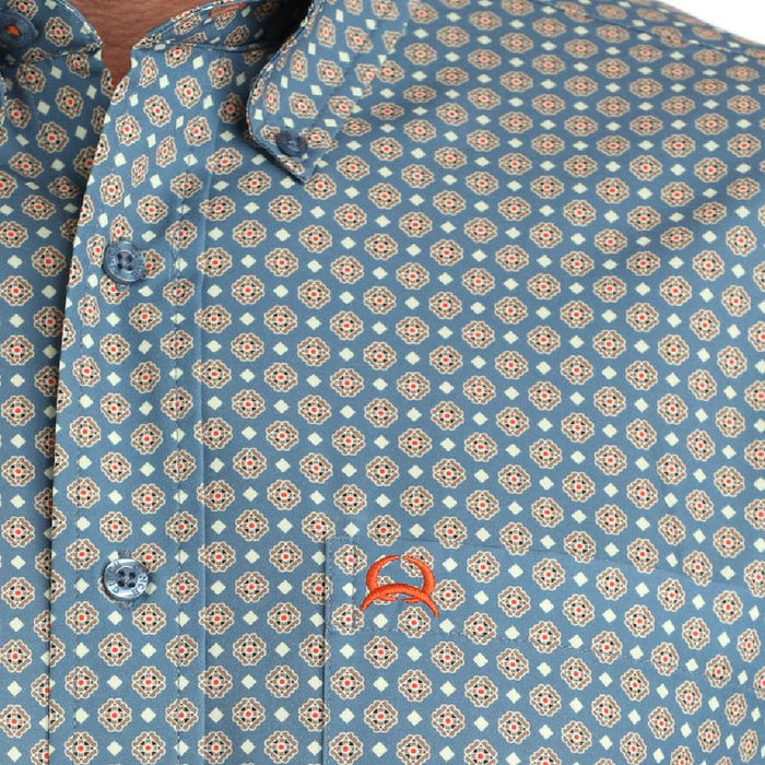 Cinch Men's Arenaflex Medallion Print Button Down Shirt MEN - Clothing - Shirts - Short Sleeve Cinch