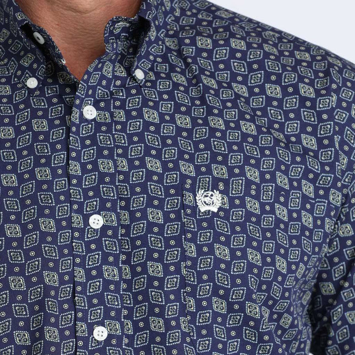Cinch Men's Paisley Print Button Down Shirt MEN - Clothing - Shirts - Short Sleeve Cinch