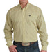 Cinch Men's Geo Print Yellow Button Down Shirt MEN - Clothing - Shirts - Long Sleeve Cinch