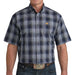 Cinch Men's Plaid Navy Button Down Shirt MEN - Clothing - Shirts - Short Sleeve Cinch