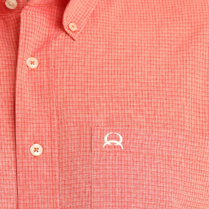 Cinch Men's Arenaflex Red Plaid Button Down Shirt MEN - Clothing - Shirts - Short Sleeve Cinch