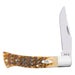 Case Amber Bone SS - Peach Seed Jig Case Axe Handle Knives W.R. Case