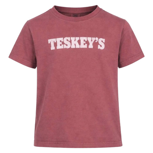 Teskey's Youth Plain Logo Tee - Crimson TESKEY'S GEAR - Youth SS Shirts Teskey's