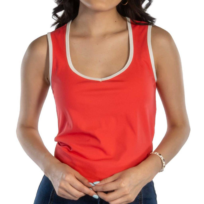 Taylor Cherry White Tank Top WOMEN - Clothing - Tops - Sleeveless RD International