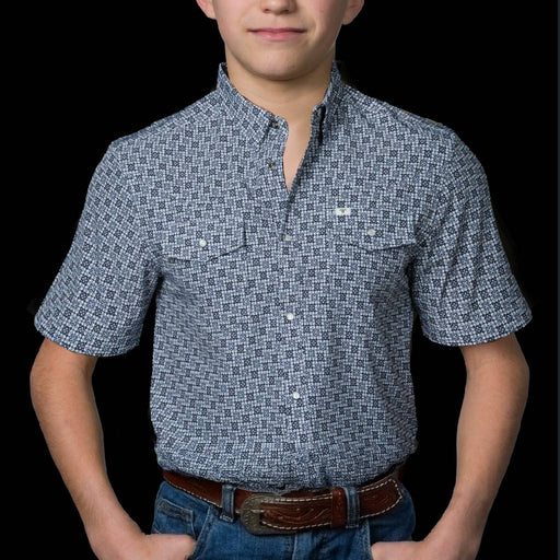 Ferrell Brand Boy's The Colton Pearl Snap Shirt KIDS - Boys - Clothing - Shirts - Short Sleeve Shirts Ferrell Brand