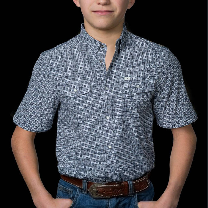 Ferrell Brand Boy's The Colton Pearl Snap Shirt KIDS - Boys - Clothing - Shirts - Short Sleeve Shirts Ferrell Brand