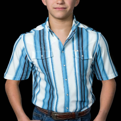 Ferrell Brand Boy's The Harrison Pearl Snap Shirt KIDS - Boys - Clothing - Shirts - Short Sleeve Shirts Ferrell Brand