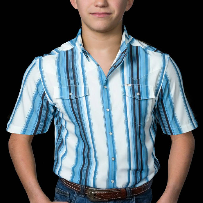 Ferrell Brand Boy's The Harrison Pearl Snap Shirt KIDS - Boys - Clothing - Shirts - Short Sleeve Shirts Ferrell Brand