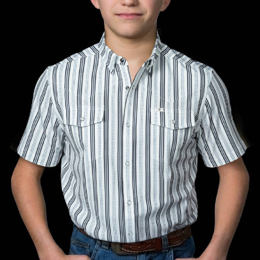 Ferrell Brand Boy's The Jake Pearl Snap Shirt KIDS - Boys - Clothing - Shirts - Short Sleeve Shirts Ferrell Brand