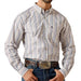 Ariat Men's Pro Pryce Fitted White Stripe Button Down Shirt MEN - Clothing - Shirts - Short Sleeve Ariat Clothing