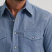 Wrangler Men's 20X Competition Blue Print Pearl Snap Shirt MEN - Clothing - Shirts - Short Sleeve Wrangler
