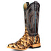 Horse Power Men's Square Toe Big Toast Bass Chocolate Western Boot MEN - Footwear - Exotic Western Boots Horse Power