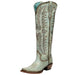 Corral Women's Snip Toe Turquoise Embroidery Metallic Welt Tall Boot WOMEN - Footwear - Boots - Western Boots Corral Boots