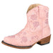 Roper Girl's Snip Toe Vintage Light Pink Faux Leather Western Boot KIDS - Footwear - Boots Roper Apparel & Footwear