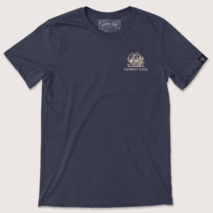 Cowboy Cool Men's Armadillo Navy Tee MEN - Clothing - T-Shirts & Tanks Cowboy Cool