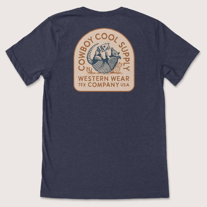 Cowboy Cool Men's Armadillo Navy Tee MEN - Clothing - T-Shirts & Tanks Cowboy Cool