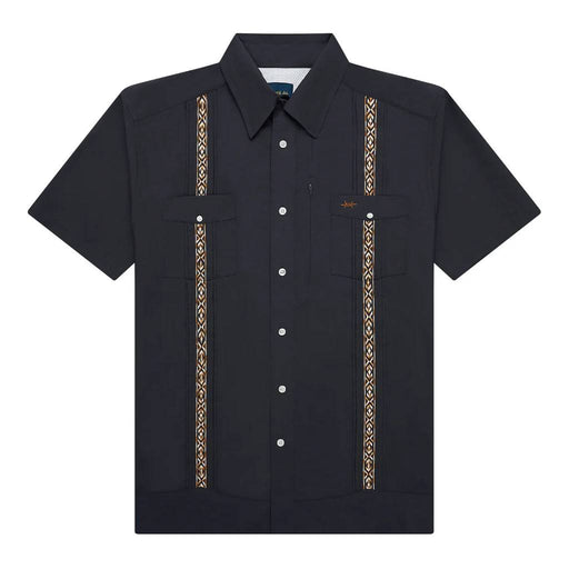 Texas Standard Guayabera Libre Diablo Button Down Shirt - Cuero MEN - Clothing - Shirts - Short Sleeve Texas Standard