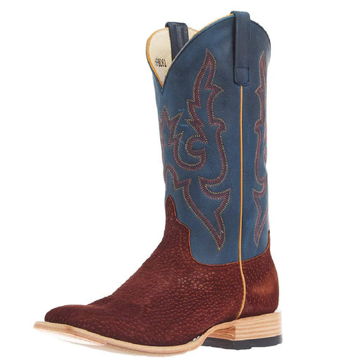 Horse Power Men's Square Toe Rust Carpincho Western Boot MEN - Footwear - Exotic Western Boots Horse Power