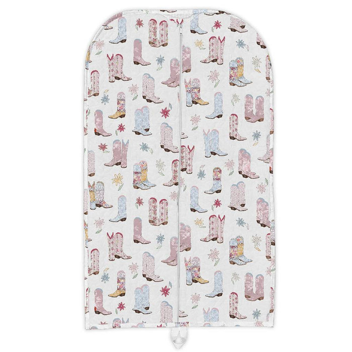 Daisy Boots Patchwork White Garment Bag ACCESSORIES - Luggage & Travel Ida Mae Home