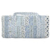 Paige Patchwork Stripe Blue Duffle Bag ACCESSORIES - Luggage & Travel - Duffle Bags Ida Mae Home