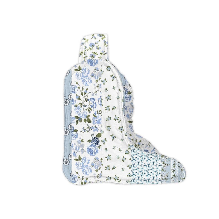 Paige Patchwork Stripe Blue Baby Boot Bag ACCESSORIES - Luggage & Travel Ida Mae Home