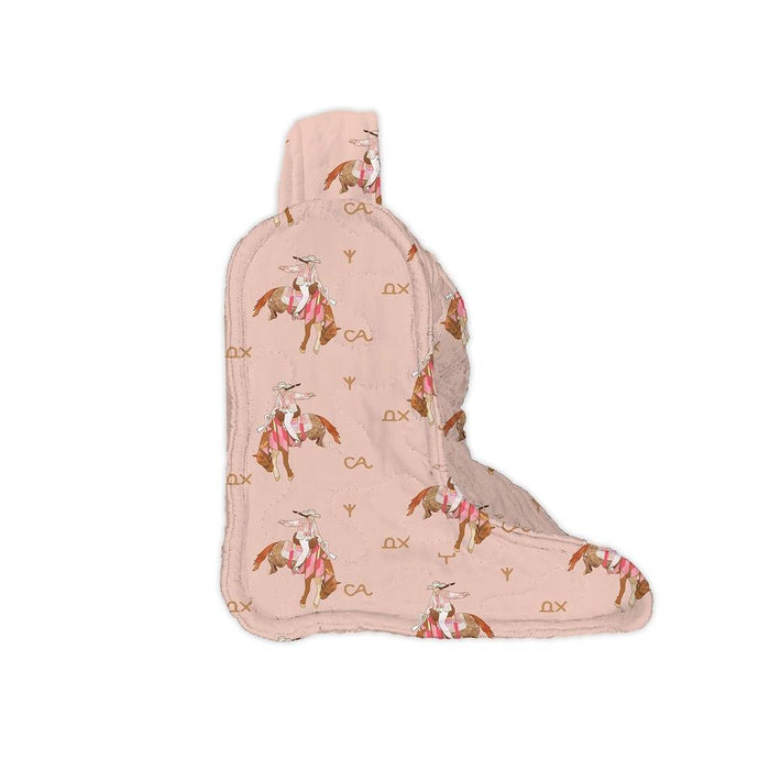 Casey Cowgirl Patchwork Rose Baby Boot Bag ACCESSORIES - Luggage & Travel Ida Mae Home