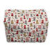 Daisy Boots Linen Large Makeup Bag ACCESSORIES - Luggage & Travel - Cosmetic Bags Ida Mae Home
