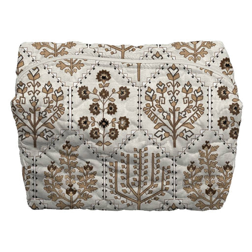 Tavi Neutral Large Makeup Bag ACCESSORIES - Luggage & Travel - Cosmetic Bags Ida Mae Home
