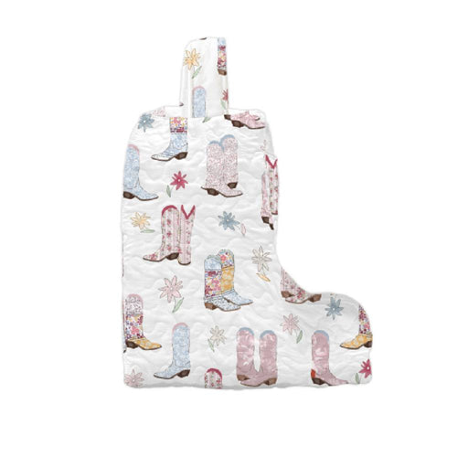 Daisy Boots Patchwork White Baby Boot Bag ACCESSORIES - Luggage & Travel Ida Mae Home
