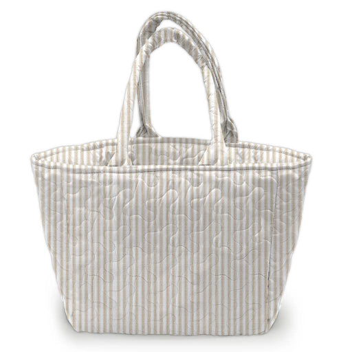Ticking Stripe Brown Handbag WOMEN - Accessories - Handbags - Tote Bags Ida Mae Home