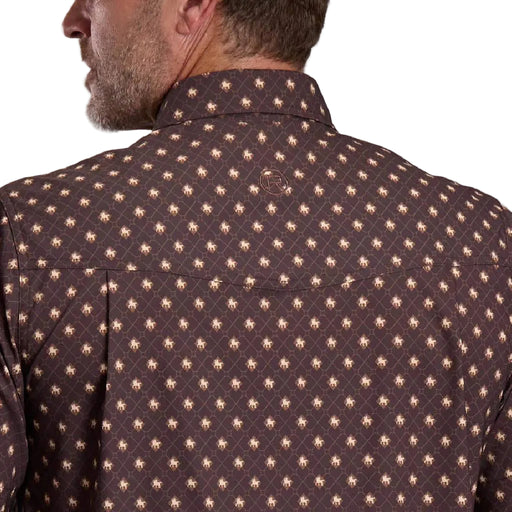 Roper Men's Western Argyle Print Pearl Snap Shirt MEN - Clothing - Shirts - Short Sleeve Roper Apparel & Footwear