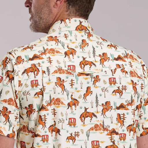 Roper Men's Vintage Scenic Print Pearl Snap Shirt MEN - Clothing - Shirts - Short Sleeve Roper Apparel & Footwear