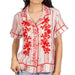 Sister Mary Rosita Red Roses Top WOMEN - Clothing - Tops - Short Sleeved Sister Mary