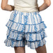 Sister Mary Linda Blue Roses Shorts WOMEN - Clothing - Skirts Sister Mary