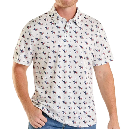 Panhandle Slim Men's Pearl Snap Polo Shirt MEN - Clothing - Shirts - Short Sleeve Panhandle